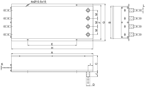 三相四線(xiàn)制電源濾波器 三相四線(xiàn)制電源濾波器